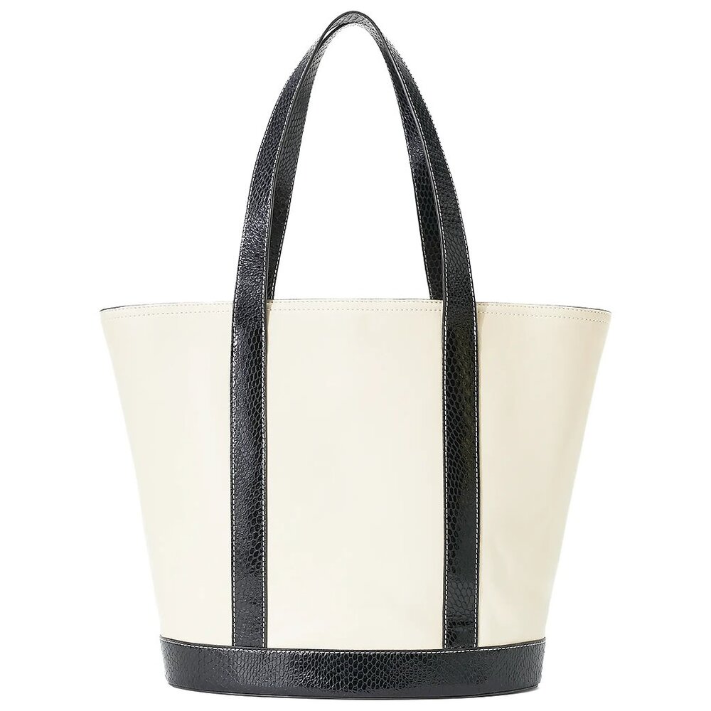 Staud Allora Leather Tote Bag NWT - Picture 4 of 8